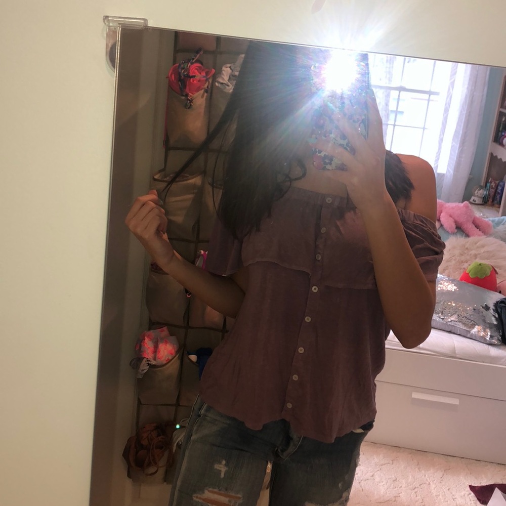 Off-Shoulder American Eagle top